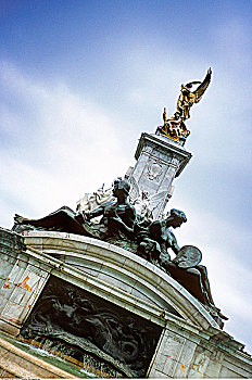 维多利亚皇后,纪念建筑,白金汉宫,伦敦,英格兰