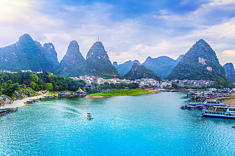 中国广西桂林山水风光_高清图片_全景视觉