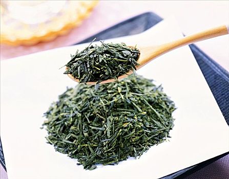 日本绿茶,干燥