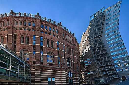 1896年,2001年,购物中心,公寓,现代,公寓楼,维也纳,奥地利,欧洲