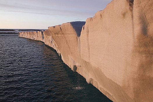 冰河,斯匹次卑尔根岛,挪威,欧洲