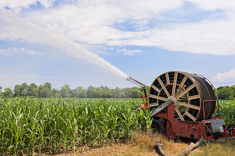 喷灌机,安装,地点,玉米_高清图片_全景视觉