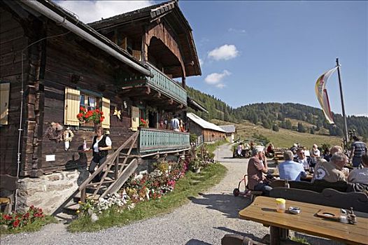 阿尔卑斯小屋,卡林西亚,奥地利