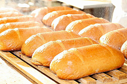 面包,小麦,黑麦面包,糕点店