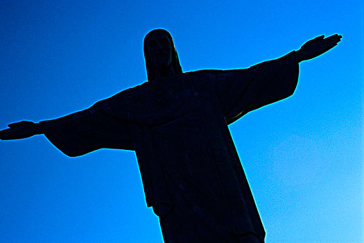 巴西,里约热内卢,科科瓦多,耶稣,雕塑