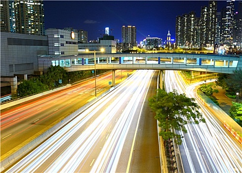 交通,城市,夜晚