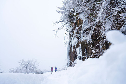 冰雪悬崖