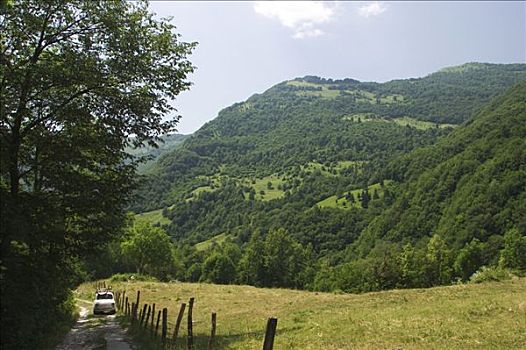 山谷,靠近,斯洛文尼亚