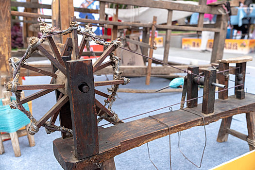 纺车,老式纺车