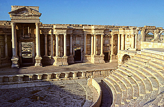 叙利亚,帕尔迈拉,遗迹,世界遗产,剧院