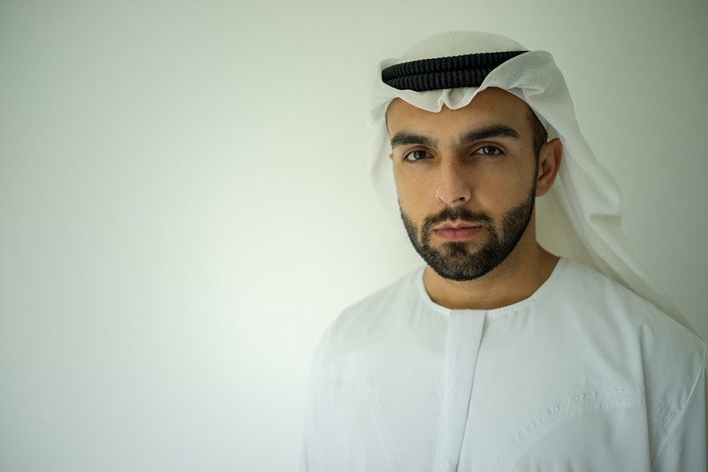 头像,魅力,阿拉伯人,男人,传统服装_高清图片_全景视觉