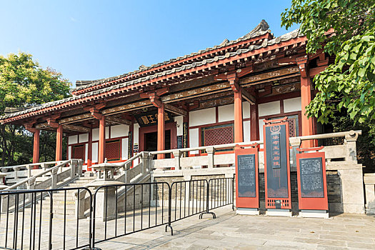 中国河南省永城汉梁王陵景区梁孝王祠