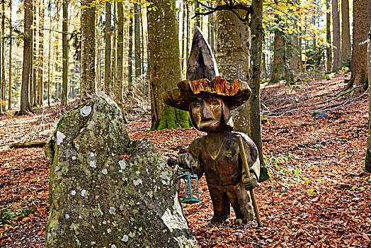 小雕像,区域,巴伐利亚森林,下巴伐利亚,巴伐利亚,德国,欧洲