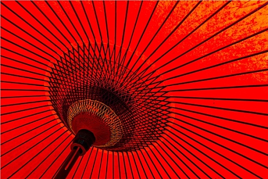 日本,红色,伞