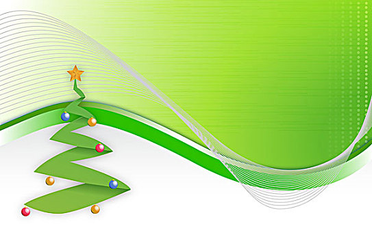 圣诞树,背景,插画,设计