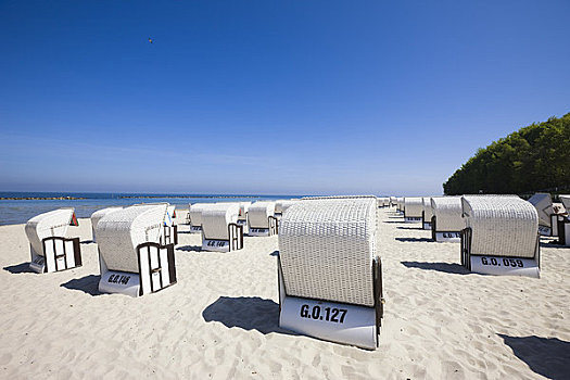 沙滩椅,塞林,吕根岛,梅克伦堡州,德国