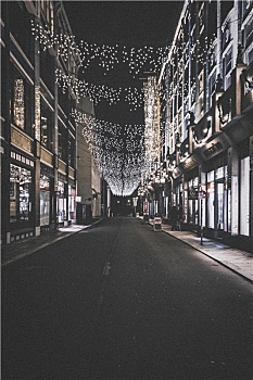 圣诞节的德国街道