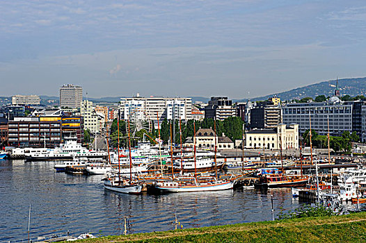 阿克斯胡斯,挪威,要塞,码头,建筑,诺贝尔,奥斯陆,斯堪的纳维亚,欧洲