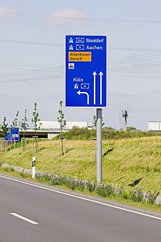 路标,公路,德国
