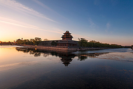 北京故宫角楼景观