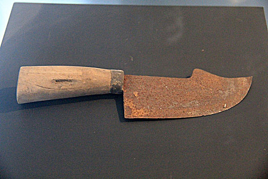古代行刑的刀照片图片