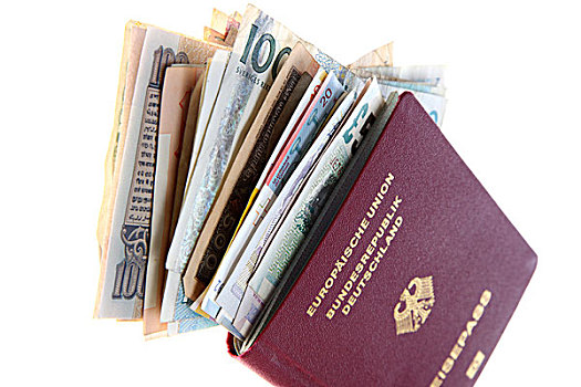 护照,货币,不同,世界,外汇