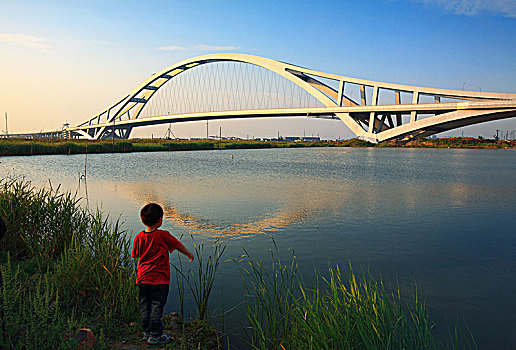 宁波,明州大桥,桥梁,建筑,钢结构,线条,交通