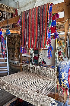 编织,织布机,约旦,中东