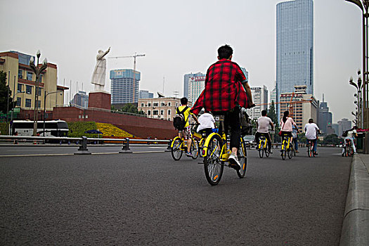 成都共享单车,骑车,环保,低碳