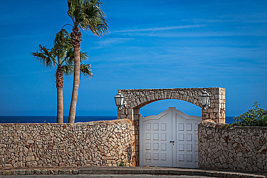 入口,墙壁,马略卡岛