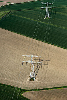 能源,高压电塔,地点,荷兰