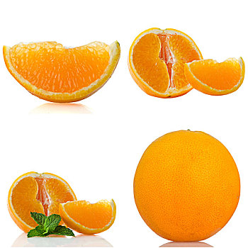 新鲜,成熟,橘子