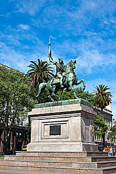 纪念建筑,五月广场,布宜诺斯艾利斯,阿根廷