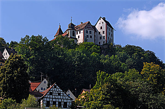 城堡,第一,上弗兰科尼亚,巴伐利亚,德国,欧洲