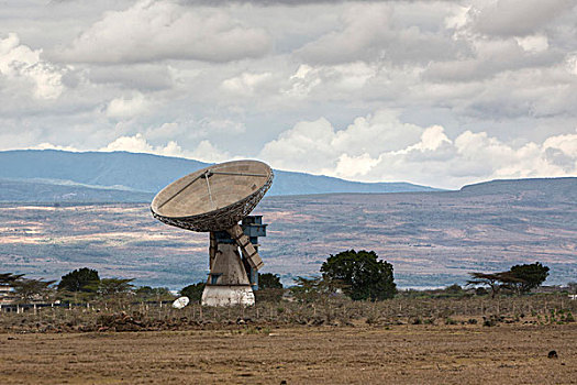 卫星,车站,通讯,肯尼亚,东非,非洲