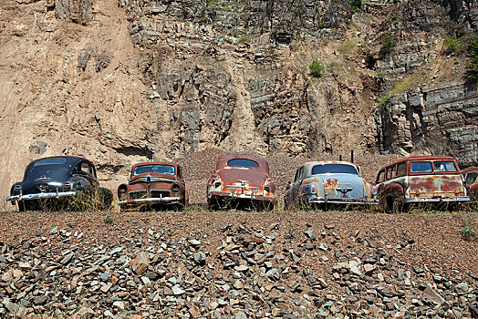 老古董,汽车,靠近,斯波坎,华盛顿,美国,北美