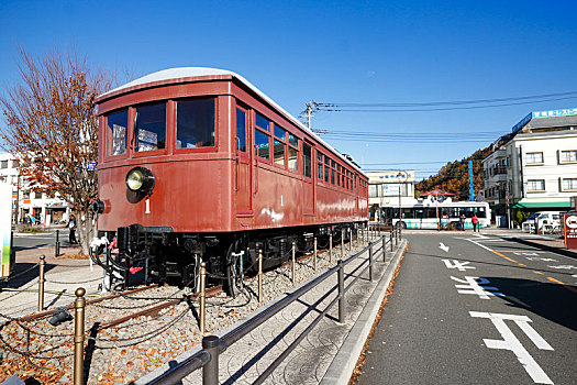 日本富士山河口湖车站