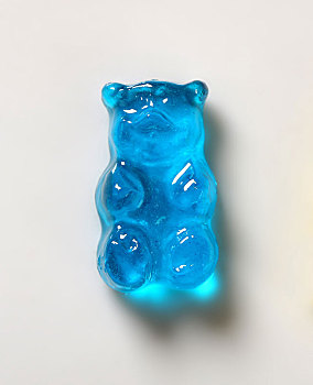 蓝色,小熊软糖