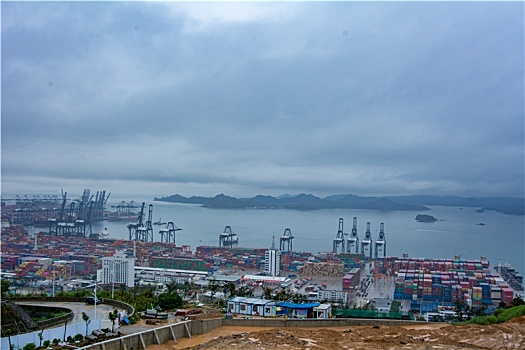 深圳盐田港全景