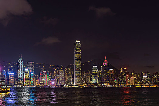 香港维多利亚港夜景