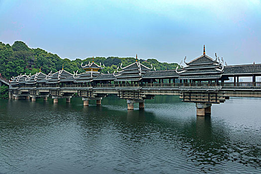 湖南省长沙市湖南烈士公园－风雨桥