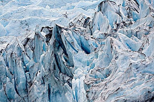 波蒂奇,冰河,楚加奇山,肯奈半岛,靠近,阿拉斯加,美国