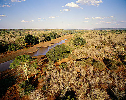 河,湾流,克鲁格国家公园,北方省,南非