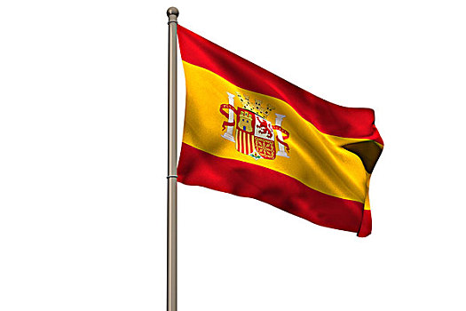 电脑合成,西班牙,国旗