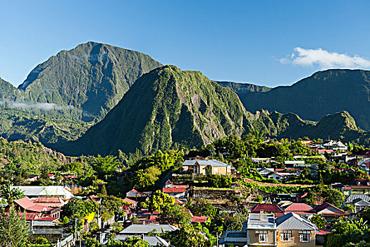 地狱,村镇,乡村,谷地,火山口,团聚,印度洋