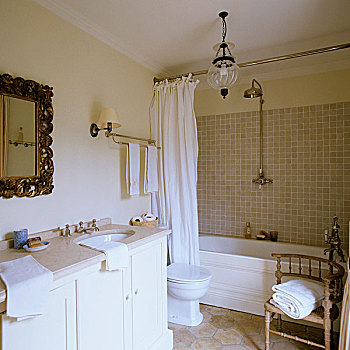 浴室,郊区住宅,盥洗盆,老式,配饰