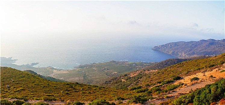 宽,风景,克里特岛,岛屿,希腊