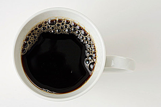 黑咖啡,俯视