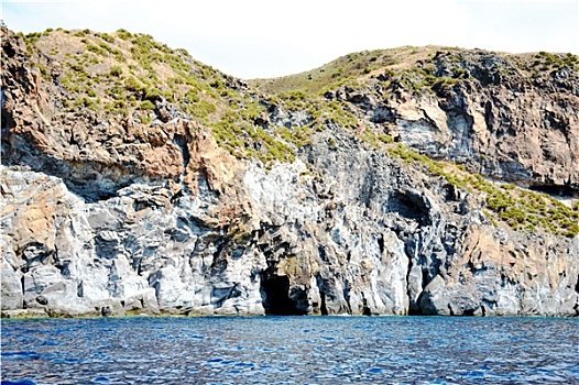 全景,埃奥利群岛,风景,海洋