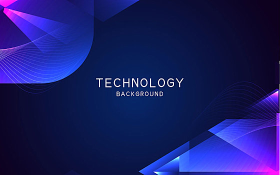 科技背景線條未來創新科學技術金屬矢量海報